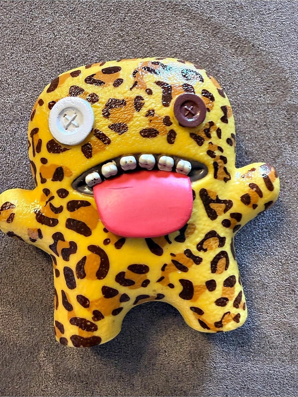 Fuggler Baddies Annoyed Alien Leopard Plush